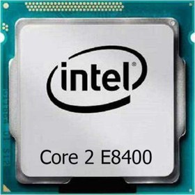 تصویر پردازنده اینتل CPU INTEL E8400 Wolfdale استوک 