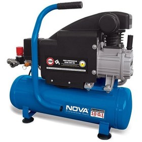 تصویر کمپرسور 10 لیتری نووا مدل NTA-9010 Nova NTA-9010 Air Compressor