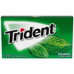 تصویر آدامس تریدنت بادکنکی بدون شکر trident ( بسته ی ۱۴ عددی) ا trident trident
