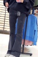 تصویر شلوار بوتکات زغالی قد108 Shalvar bootkat ghad108