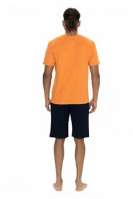 تصویر ست پیژامه فاق نرمال آستین کوتاه راسته مردانه | یو اس پولو U.S. Polo Assn. USP18874 