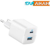 تصویر شارژر دیواری انکر مدل A2331 323 33W Anker A2331 323 33W Dual Port Wall Charger