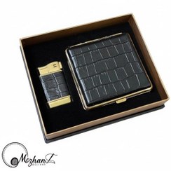 تصویر ست فندک و جعبه سیگار کد ۱۰۷۰ 