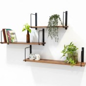 تصویر شلف دیواری مدل جاسمین از فلز 