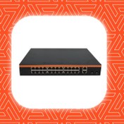 تصویر سوئیچ شبکه 24 پورت 1000 با اپلینک 1000 