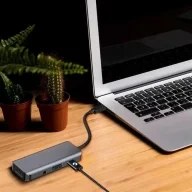 تصویر هاب ۴ پورت پرودو Porodo 4 in 1 HDMI 4K USB-C Hub PD-41CHB 