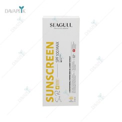 تصویر کرم ضد‌آفتاب فاقد رنگ SPF 100 سی گل 40 میلی لیتر Seagull Sunscreen cream SPF 100 40 ml