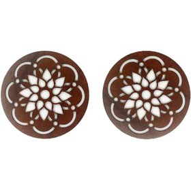 تصویر زیر قابلمه ای گل بسته 2 عددی کد D202 