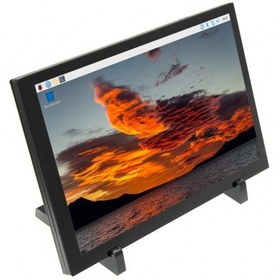 تصویر نمایشگر 10.1 اینچ IPS رنگی با تاچ خازنی 1280x800 با ورودی HDMI مخصوص رزبری پای 