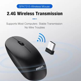 تصویر ماوس بی سیم فیلیپس مدل M315 غیر اصل Philips M315 Wireless Mouse - Fake