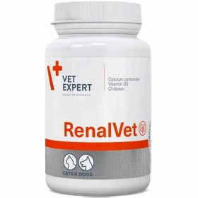 تصویر مکمل کلیه برای سگ‌ و گربه‌ RenalVet برند Vet Expert Vet Expert RenalVet