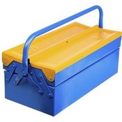 تصویر جعبه ابزار فلزی وفایی مدل 402 دو طبقه ۶ محفظه 