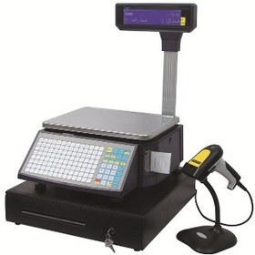 تصویر ترازو بارکدخوان ای کلاس مدل CS2 Barcode Reader Scale A Class Model CS2