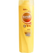 تصویر شامپو سان سیلک sunsilk مدل Soft & smooth مناسب موهای خشک 350 میل 
