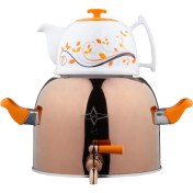 تصویر کتری رو گازی با قوری چینی پلان مدل 5183 