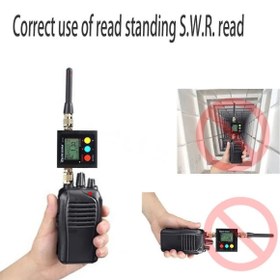 تصویر واتمتر و VSWR متر رادیویی SURECOM SW-102 UHF,VHF 120W 