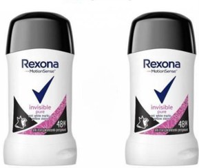 تصویر مام صابونی زنانه رکسونا (Rexona) مدل Invisible pure حجم 40 میلی لیتر ضد تعریق و خوشبو کننده Invisible pure بانوان 40 میلی لیتر رکسونا