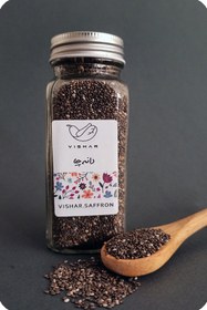 تصویر دانه چیا - شیشه Chia seed