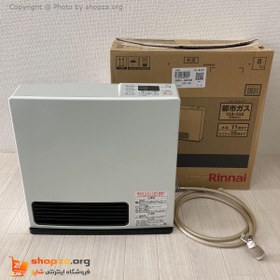 تصویر بخاری گازی برقی ژاپنی بدون دودکش 4500 کارتنی با لوازم کامل rinnai japan 4500 kw