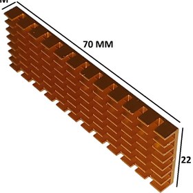 تصویر هیت سینک آلومینیومی SSD های NVMe M2 