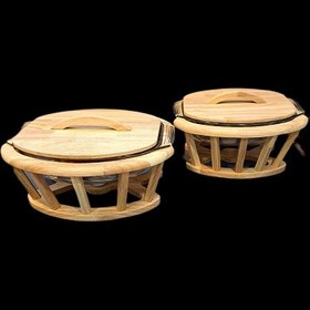 تصویر سوفله خوری چوبی بیضی بزرگ آرکو 