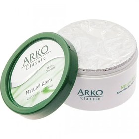 تصویر کرم مرطوب کننده 48 ساعته حاوی گلیسیرین مخصوص پوست های خشک حجم 250 میل آرکو Arko Natural Cream