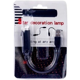 تصویر لیزر پوینتر USB خودرو طرح کهکشان STAR DECORATION LAMP 