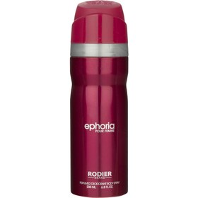 تصویر اسپری بدن مردانه رودیر مدل ایفوریا حجم 200 میلی لیتر ا Rodier Ephoria Body Spray Rodier Ephoria Body Spray