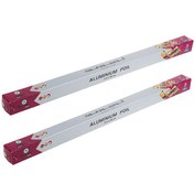 تصویر فویل آلومینیوم پنگوین مدل R2 رول 3 متری بسته دو عددی 