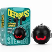 تصویر ایرپاد و هندزفری بلوتوثی فانتزی T40 | ایرپاد باکس کارتونی Deep Bass 