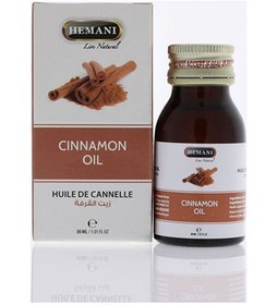 تصویر روغن دارچین 30 میلی‌لیتر برند hemani Cinnamon Oil 30ml