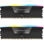 تصویر رم کامپیوتر کورسیر دو کاناله مدل Vengeance RGB فرکانس 6600 مگاهرتز DDR5 تایمینگ CL38 حافظه 32 گیگابایت Corsair Vengeance RGB Dual Channel CL38 6600MHz DDR5 32GB Computer RAM