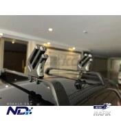 تصویر باربند اسنوبرد قفل دار مخصوص راک روف برند رافیک مدل توله تاپ Rafik Snowboard Rack with Lock for Rock Roof