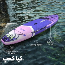 تصویر پدل برد غروب برند E-SUP 