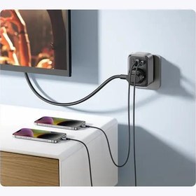 تصویر شارژر دیواری 30 وات و محافظ ولتاژ یوگرین مدل CD314 کد 90613 