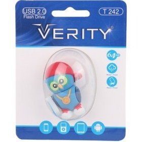 تصویر فلش عروسکی 64 گیگ وریتی Verity T242 Verity T242 USB2.0 Flash Memory