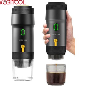 تصویر اسپرسو ساز مسافرتی گرین لاین مدل Coffee Maker Pro Green Lion Coffee Maker Pro GNCOFMKPR