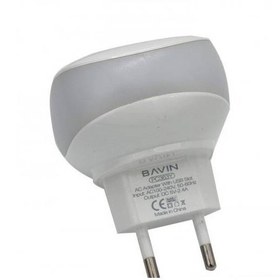 تصویر شارژر دو پورت + کابل اندروید micro USB باوین (bavin) مدل PC363Y 