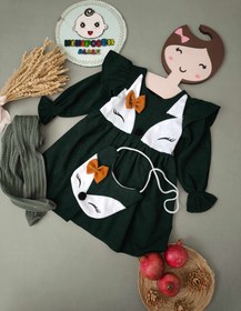 تصویر پیراهن مخمل روباه - خردلی / ۳۵ 