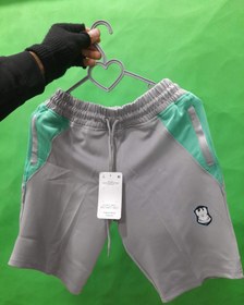 تصویر شلوارک طوسی 