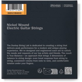 تصویر DUNLOP NICKEL WOUND ELECTRIC GUITAR STRINGS 11-56 