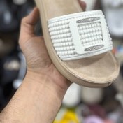 تصویر صندل و دمپایی زنانه شیما مدل گیپور دمپایی روفرشی 