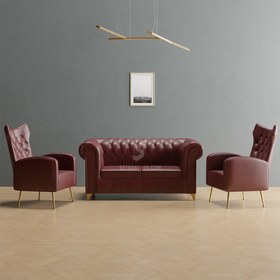 تصویر نیم ست مبلمان پانیذ | برند سترا 