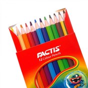 تصویر مداد رنگی 12 تایی FACTIS FACTIS