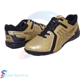 تصویر کفش فوتسال مدل آسیکس رویه چرمی 