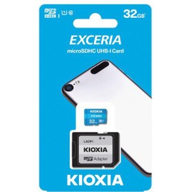 تصویر کارت حافظه‌ microSDHC کیوکسیا مدل Exceria ظرفیت 32 گیگابایت 