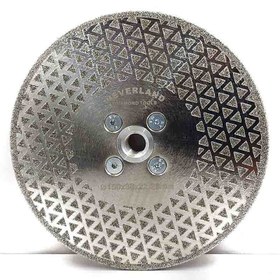 تصویر صفحه برش الکتروپلیت مثلثی نقره‌ای نورلند (NEVERLAND) 150 میلی متر 