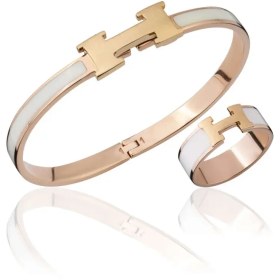 تصویر نیم ست هرمس سفید 