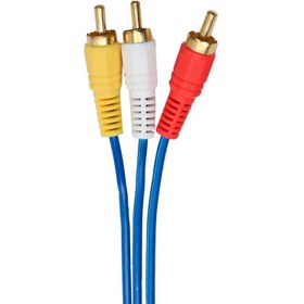 تصویر کابل 3 به 3 Macher MR-99 AV to RCA 1.5m 