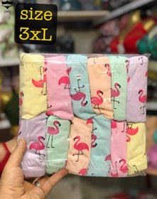 تصویر شورت لیفه‌ی زنانه فلامینگو سایز3xL بسته 12 تایی 